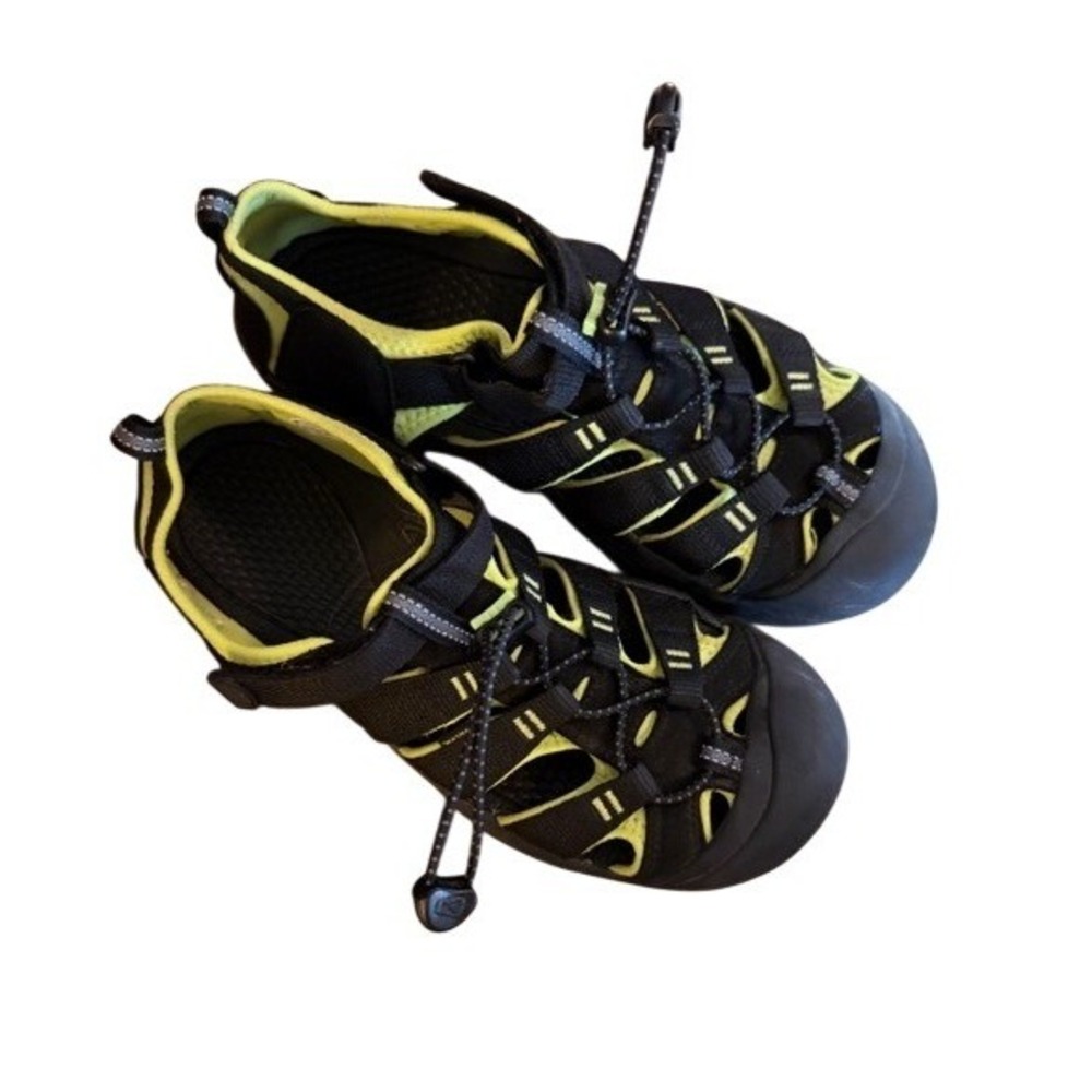 Keen Newport H2 Mens 7 Water Sandals‎ Black Yellow Hiking Shoes - Picture 2 of 6